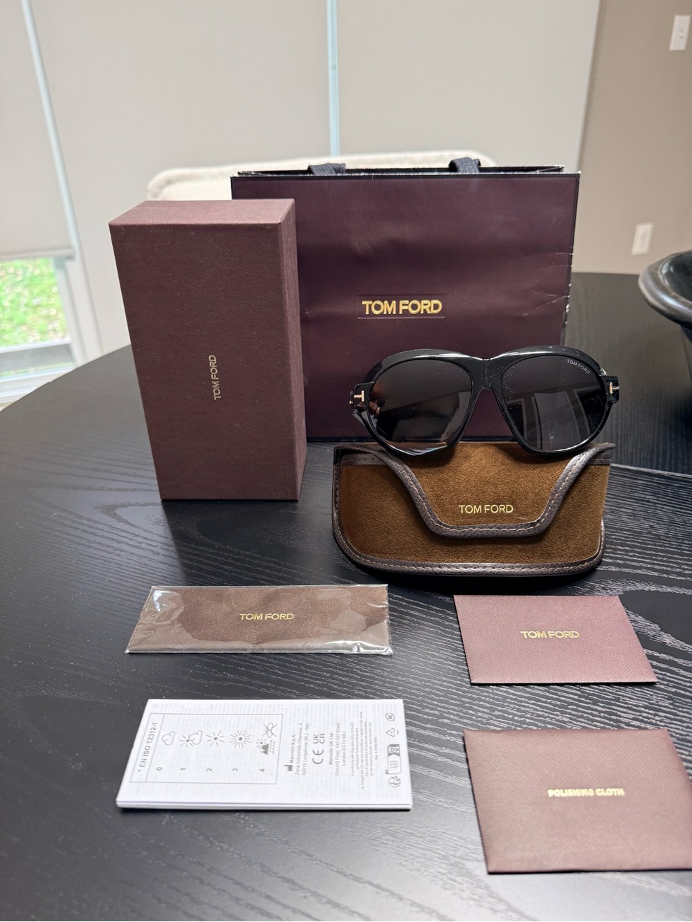 New Authentic Tom Ford Sunglasses INGER FT 1113 01A